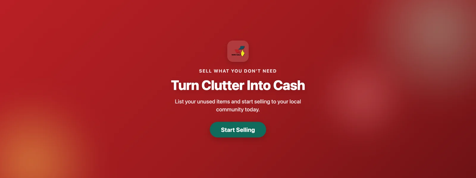 Homepage Banner — Turn Clutter Into Cash